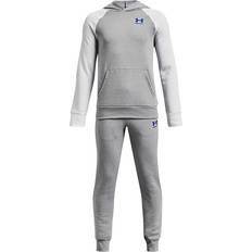 Sportswear Garment Fleece Sets Children's Clothing Under Armour Boy's Rival Fleece Suit - Grey/White (1376328-035)