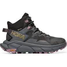 Black - Women Hiking Shoes Hoka Trail Code GTX W - Black/Castlerock