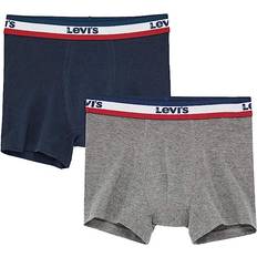 Levi's Kid's Boxers Briefs 2-pack - Grey Heather/Grey