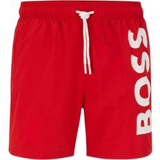 Hugo Boss Red Swimwear Hugo Boss Octopus Swim Shorts - Red