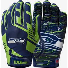 Gloves Wilson NFL Stretch Fit Seattle Seahawks - Green/Blue