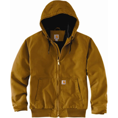 Carhartt Jackets Carhartt Men's Loose Fit Washed Duck Insulated Active Jacket - Brown