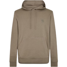 Hugo Boss Wetalk Hooded Sweatshirt with Logo Patch - Dark Beige