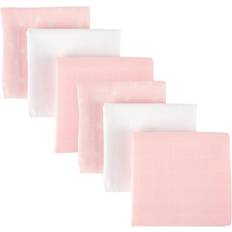 Best Cloth Diapers Mother & Baby 6 Pack Cotton Muslins Pink Star