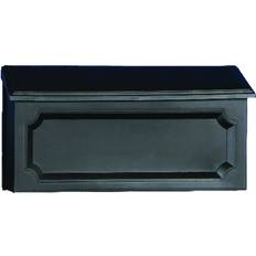 Gibraltar Mailboxes Windsor Plastic Mount Black Mailbox