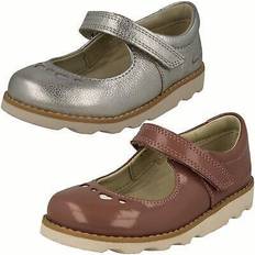 Pink Low Top Shoes Children's Shoes Clarks Toddler Crown Mary Jane Shoe, Multi, Younger