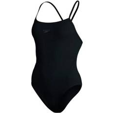 Speedo Endurance Thin Strap One Piece Swimsuit - Black