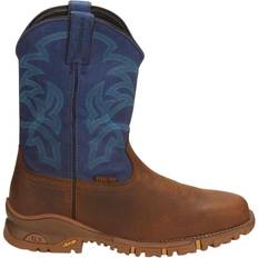 Tony Lama Mens WP Steel Rousta Blue Boots