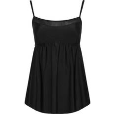 Solid Colours - XL Dresses Yours Tummy Control Swim Dress Plus Size - Black