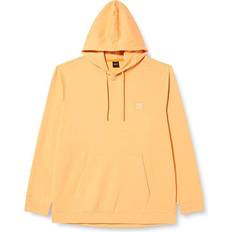 Hugo Boss Wetalk Hooded Sweatshirt with Logo Patch - Light/Pastel Orange