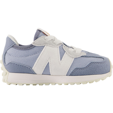 New Balance Kid's 327 Bungee Lace - Grey with Light Arctic Grey