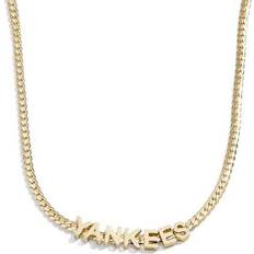 Baublebar New York Yankees Curb Necklace