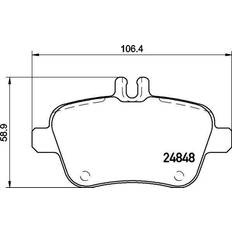 Brembo Bremsbelagsatz MERCEDES-BENZ,INFINITI P 50