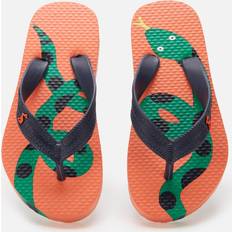 Joules Kids' Lightweight Summer Sandals Orange Snake Toddler