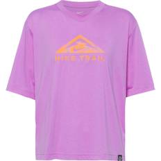 Nike Sportswear Garment - Women T-shirts Nike Trail T-Shirt Dark Pink, Dark Pink, Xl, Women