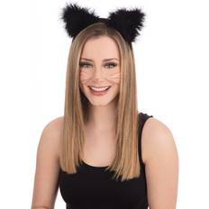 Bristol Novelty Cat Ears Marabou On Headband