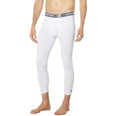 Champion Men's Compression Tights, 23.5" White