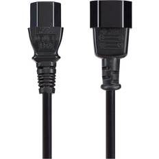 Maplin PL002 power cable Black 4 m IEC C14 IEC C13