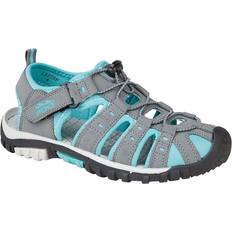 PDQ Womens Touch Fastening Walking Sandals Grey