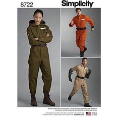 Simplicity sewing pattern 8722 misses men's & teens overall costume