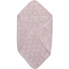 By Green Cotton Müsli Baby Towel with Hood 100x100cm Rose Moon