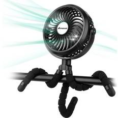 USB Powered Hand Held Fans Amacool Battery Operated Stroller Fan