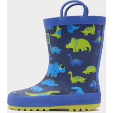 PETER STORM Kids' Dinosaur Wellington Boots, Blue