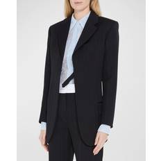 Victoria Beckham Black Backless Blazer Black