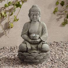 John Timberland Asian Zen Buddha Water Fountain