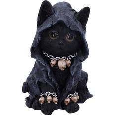 Black Figurines Nemesis Now Feline Cloaked Grim Reaper Cat Figurine 20.1cm