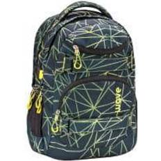 Wave Schulrucksack INFINITY Stripes Green