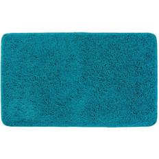 Turquoise Bath Mats mDesign Non-Slip Microfiber Rectangular Spa Mat/Bath Turquoise