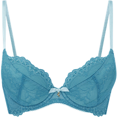 Gossard Superboost Lace Non Padded Plunge Bra - Ocean Blue