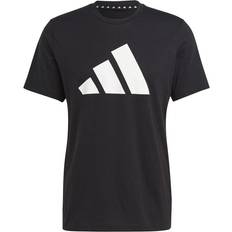 Adidas Train Essentials Feelready Logo Training Tee - Black/White