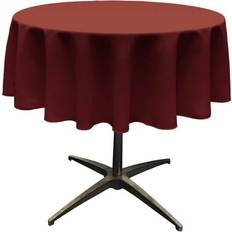 Red Tablecloths LA Linen TCpop51R-BurgundyP17 Tablecloth Red