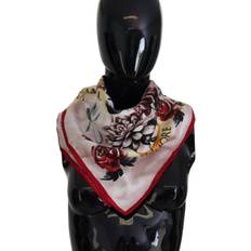 Dolce & Gabbana Multicolor L'amore Silk Shawl Wrap Scarf