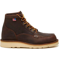 Men - Synthetic Lace Boots Danner Bull Run Moc Toe Boots - Brown