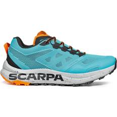 Scarpa Men Running Shoes Scarpa Mens Spin Planet Trail Running Shoes Azure Black