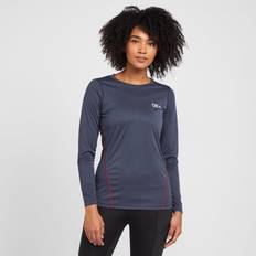 Blue - Women Base Layer Tops OEX Women's Breeze Long Sleeve Baselayer T-Shirt, Navy