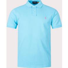 Polo Ralph Lauren Men Polo Shirts Polo Ralph Lauren Custom Slim Fit Shirt French Turq