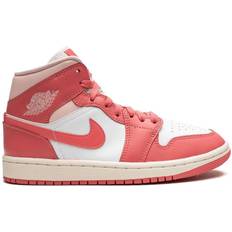 Nike Air Jordan 1 Mid W - White/Atmosphere/Sail/Sea Coral