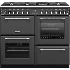 100cm - Timer Gas Cookers Stoves Richmond ST RICH S1000DF Black, Anthracite