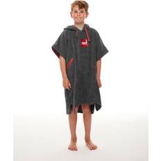 Red Original Kid's Deluxe Towelling Robe Grey