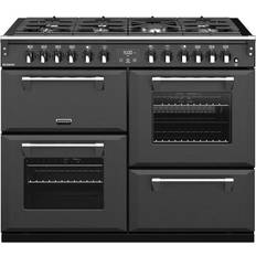 Stoves 110cm - Black - Freestanding Gas Cookers Stoves Richmond ST RICH S1100DF Anthracite, Black