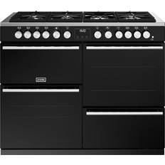 Stoves 110cm - Black - Freestanding Gas Cookers Stoves Precision Deluxe ST DX PREC D1100DF Black