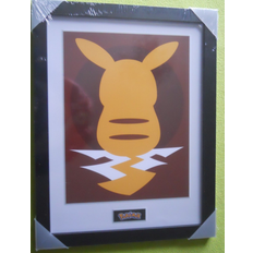 Pokémon Pikachu Silhouette Print Framed Art