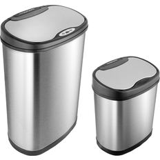 Ninestars Automatic Touchless Infrared Motion Sensor Trash Can Combo Set 62L