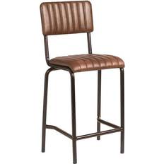 NetFurniture Creme Mid Ribbed Bar Stool