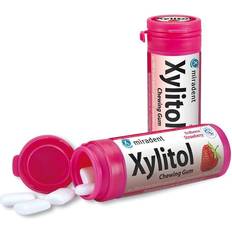 Miradent Xylitol Kaugummi Erdbeere