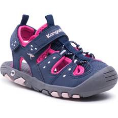 KangaROOS Mädchen K-trek Sandale, Pink Blau